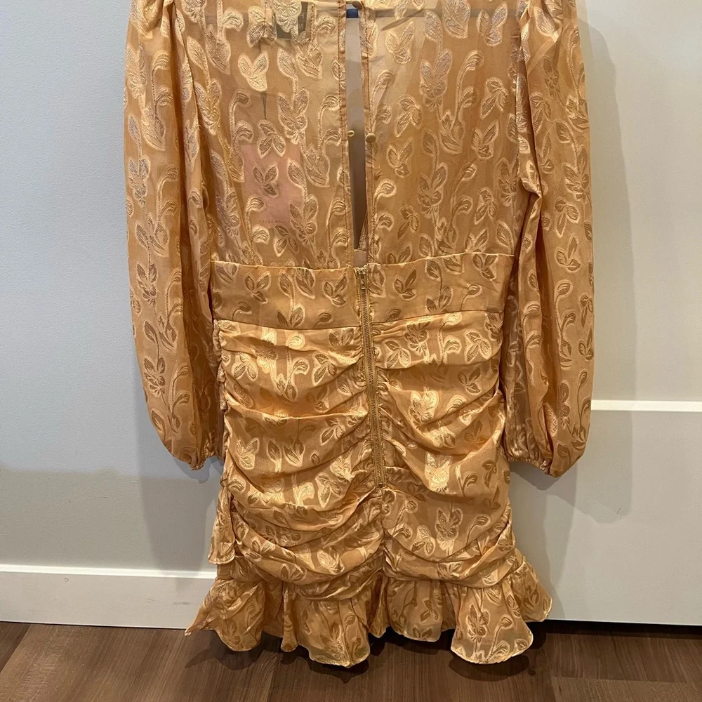 Gold Dress NEVER WORN TAGS ON - Picture 3 of 3